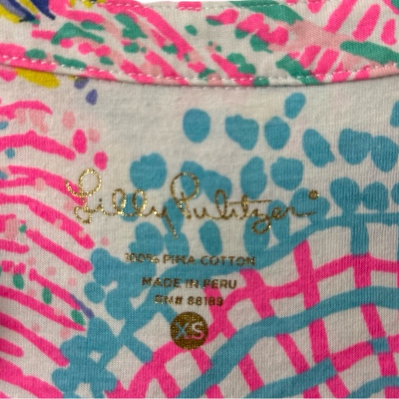 Lilly Pulitzer Ali Dress Multi Roar of The Seas Women's XS - Picture 4 of 4